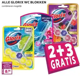 MCD Supermarkt ALLE GLORIX WC BLOKKEN aanbieding