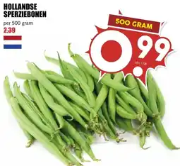 MCD Supermarkt HOLLANDSE SPERZIEBONEN aanbieding