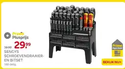 Praxis SENCYS SCHROEVENDRAAIER- EN BITSET aanbieding