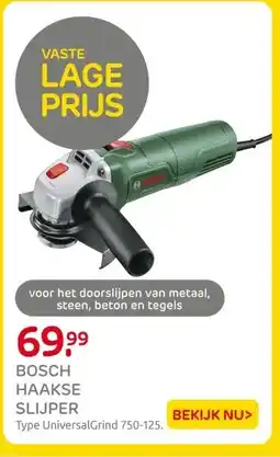 Praxis BOSCH HAAKSE SLIJPER aanbieding
