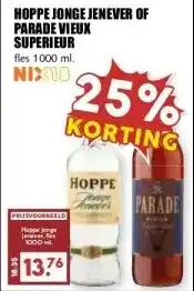 MCD Supermarkt HOPPE JONGE JENEVER OF PARADE VIEUX SUPERIEUR aanbieding