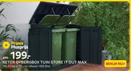 Praxis KETER OPBERGBOX TUIN STORE IT OUT MAX aanbieding