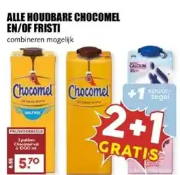 MCD Supermarkt ALLE HOUDBARE CHOCOMEL EN/OF FRISTI aanbieding