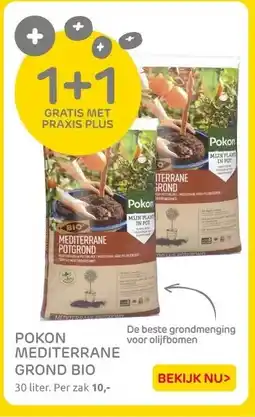 Praxis POKON MEDITERRANE GROND BIO aanbieding