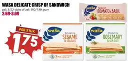 MCD Supermarkt WASA DELICATE CRISP OF SANDWICH aanbieding
