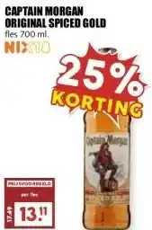 MCD Supermarkt CAPTAIN MORGAN ORIGINAL SPICED GOLD aanbieding