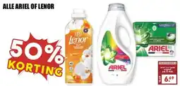 MCD Supermarkt ALLE ARIEL OF LENOR aanbieding