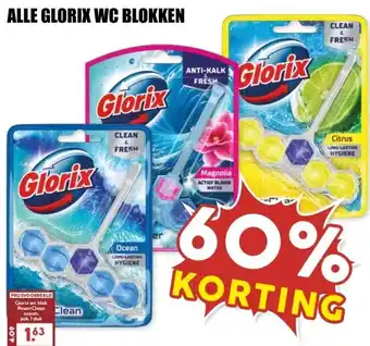 MCD Supermarkt ALLE GLORIX WC BLOKKEN aanbieding