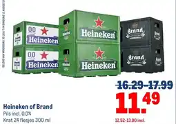 Makro Heineken of Brand aanbieding