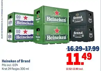 Makro Heineken of Brand aanbieding