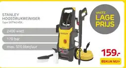 Praxis STANLEY HOGEDRUKREINIGER aanbieding