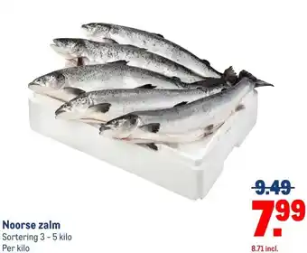 Makro Noorse zalm aanbieding