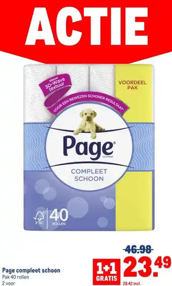 Makro Page compleet schoon aanbieding