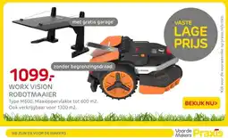 Praxis WORX VISION ROBOTMAAIER aanbieding
