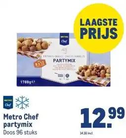 Makro Metro Chef partymix aanbieding