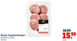 Makro Runder Angushamburgers aanbieding