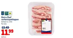 Makro Metro Chef varkensspeklappen aanbieding