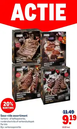 Makro Sous-vide assortiment aanbieding