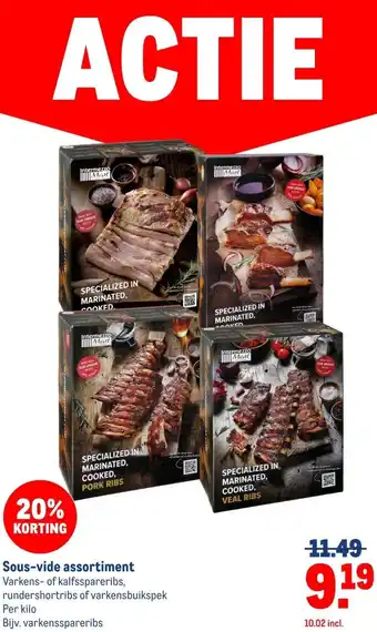 Makro Sous-vide assortiment aanbieding