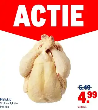Makro Maïskip aanbieding
