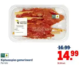 Makro Kiphaasspies gemarineerd aanbieding