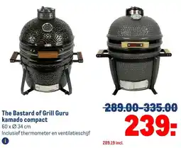 Makro The Bastard of Grill Guru kamado compact aanbieding