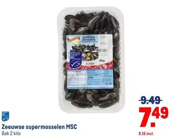 Makro Zeeuwse supermosselen MSC aanbieding