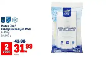 Makro Metro Chef kabeljauwhaasjes MSC aanbieding