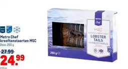 Makro Metro Chefkreeftenstaarten MSC aanbieding