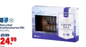 Makro Metro Chefkreeftenstaarten MSC aanbieding