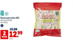 Makro Rauwe garnalen ASC aanbieding
