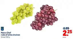 Makro Metro Chef rode of witte druiven aanbieding