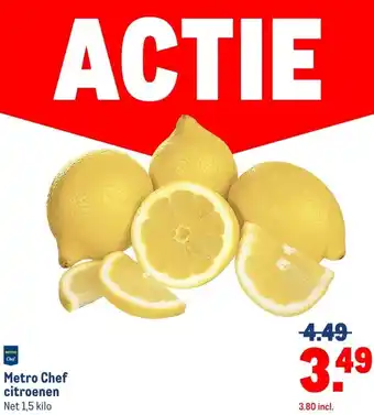 Makro Metro Chef citroenen aanbieding