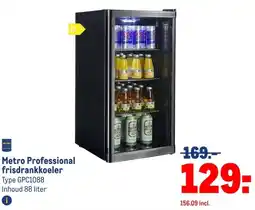 Makro Metro Professional frisdrankkoeler aanbieding