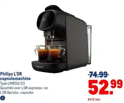 Makro Philips L'OR capsulemachine aanbieding