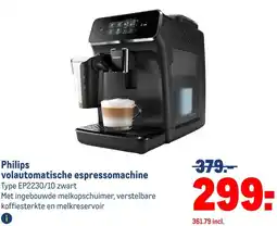 Makro Philips volautomatische espressomachine aanbieding