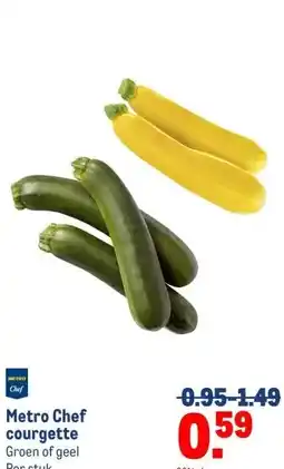 Makro Metro Chef courgette aanbieding