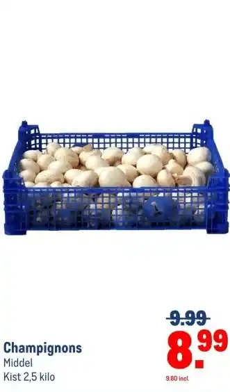 Makro Champignons aanbieding