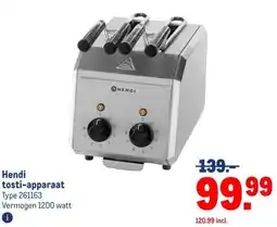 Makro Hendi tosti-apparaat aanbieding