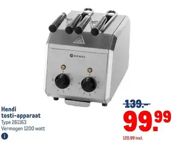 Makro Hendi tosti-apparaat aanbieding