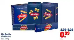Makro Alle Barilla blue boxen aanbieding