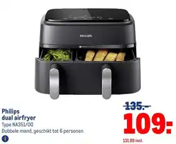 Makro Philips dual airfryer aanbieding