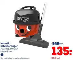Makro Numatic ketelstofzuiger aanbieding
