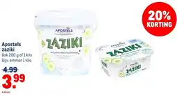 Makro Apostels zaziki aanbieding
