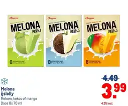 Makro Melona ijslolly aanbieding
