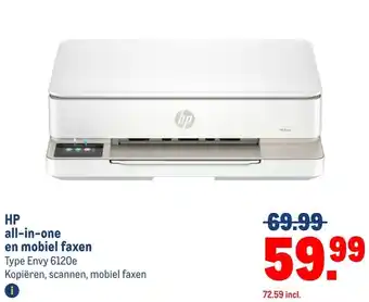 Makro HP all-in-one en mobiel faxen aanbieding