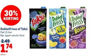 Makro Dubbelfrisss of Taksi aanbieding