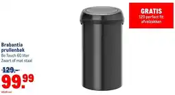 Makro Brabantia prullenbak aanbieding