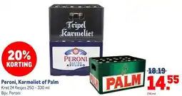 Makro Peroni, Karmeliet of Palm aanbieding