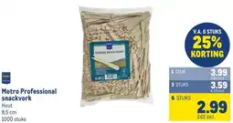 Makro Metro Professional snackvork aanbieding
